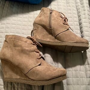 Merona wedge booties